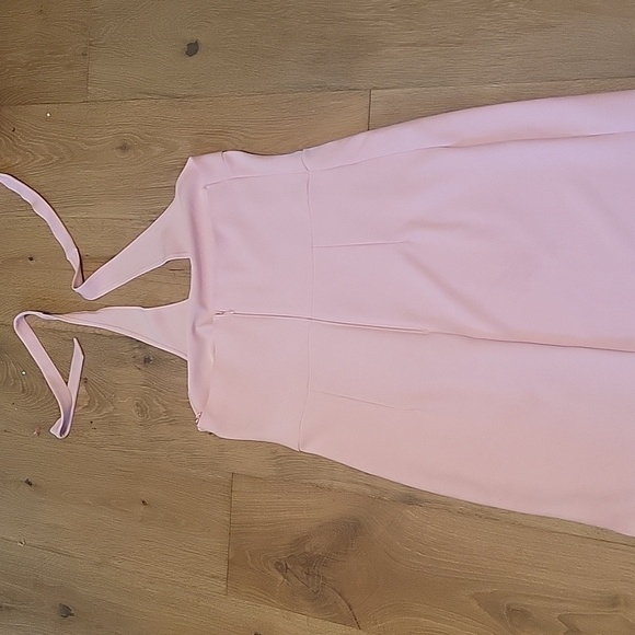 Abercrombie & Fitch Pink Halter Maxi Dress Size XLT - Picture 6 of 8